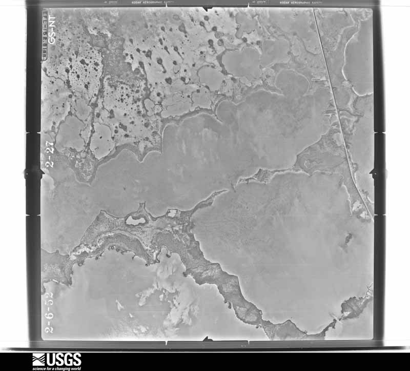 U.S. Geological Survey aerial photograph, 1952-02-06, scale 1:28400