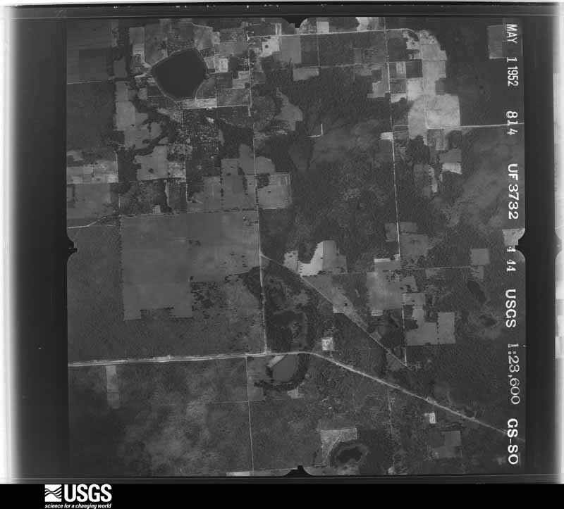 U.S. Geological Survey aerial photograph, 1952-05-01, scale 1:23600
