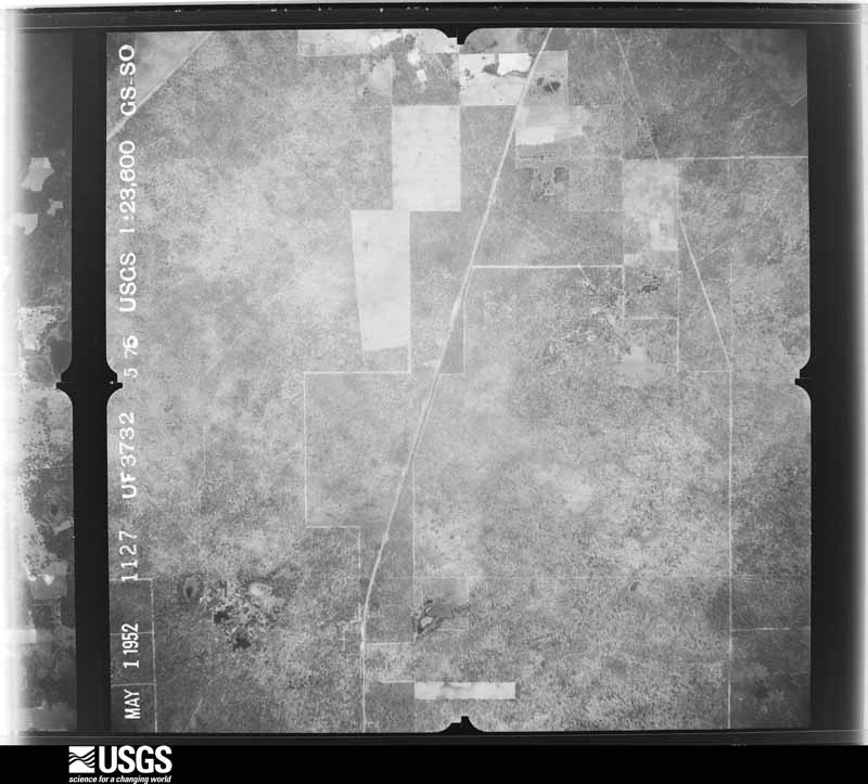 U.S. Geological Survey aerial photograph, 1952-05-01, scale 1:23600