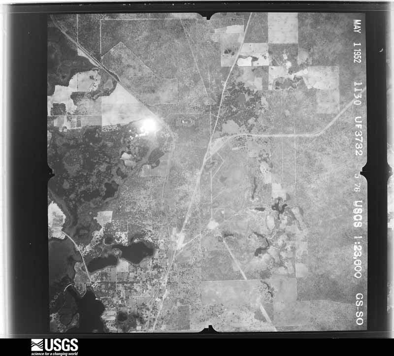 U.S. Geological Survey aerial photograph, 1952-05-01, scale 1:23600
