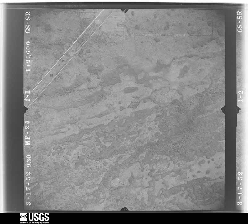 U.S. Geological Survey aerial photograph, 1952-03-17, scale 1:23600