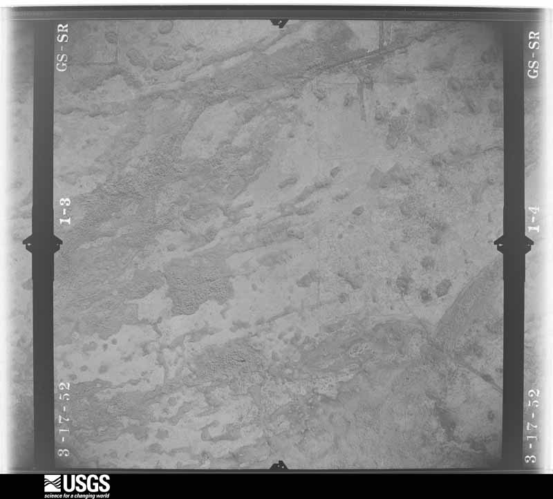 U.S. Geological Survey aerial photograph, 1952-03-17, scale 1:23600