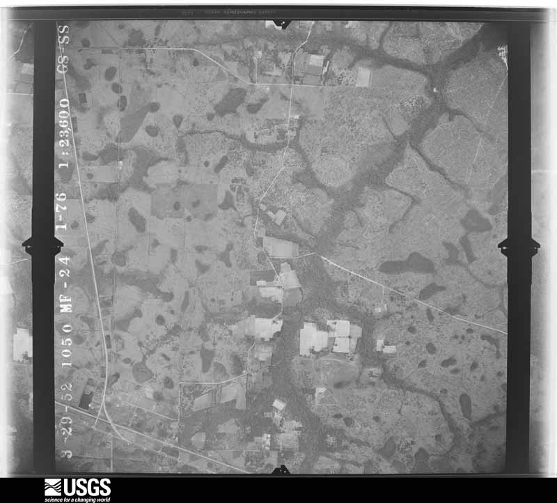 U.S. Geological Survey aerial photograph, 1952-03-29, scale 1:23600