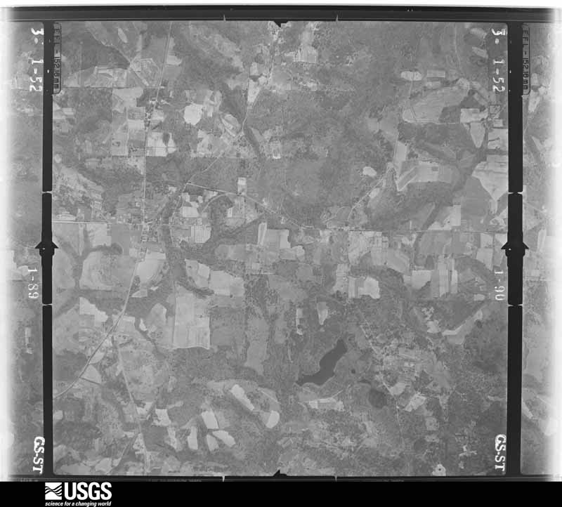 U.S. Geological Survey aerial photograph, 1952-03-01, scale 1:23600