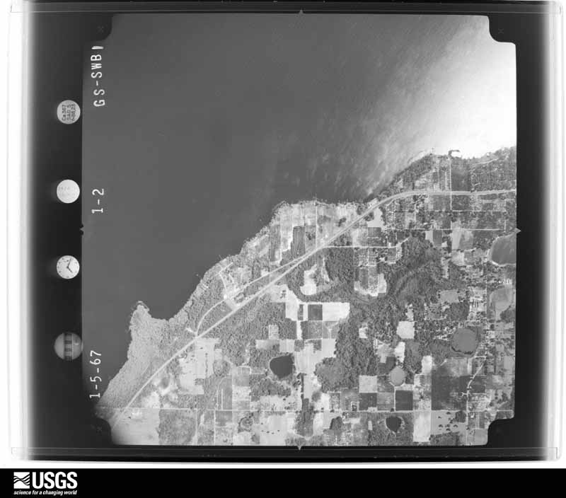 U.S. Geological Survey aerial photograph, 1967-01-05, scale 1:20500