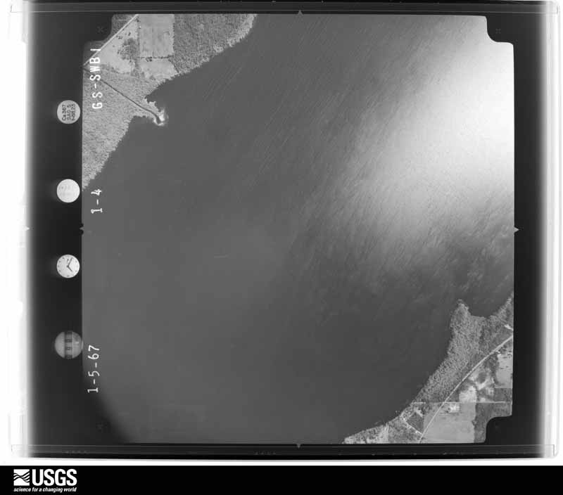 U.S. Geological Survey aerial photograph, 1967-01-05, scale 1:20500