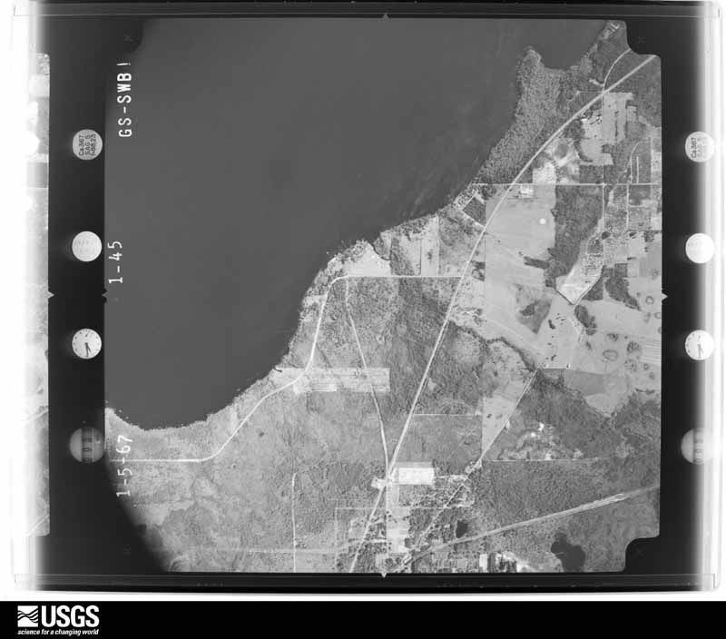 U.S. Geological Survey aerial photograph, 1967-01-05, scale 1:20500