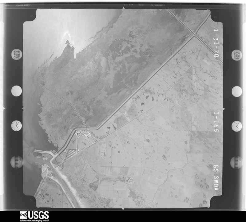 U.S. Geological Survey aerial photograph, 1970-01-31, scale 1:59600