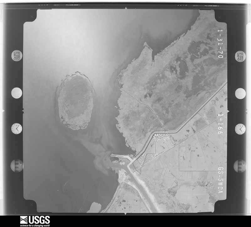 U.S. Geological Survey aerial photograph, 1970-01-31, scale 1:59600