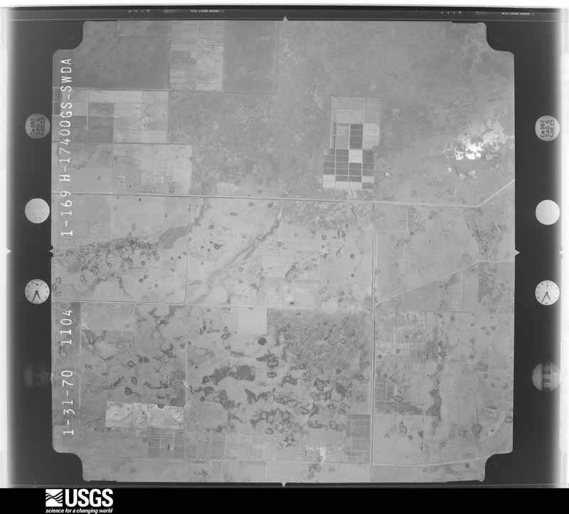 U.S. Geological Survey aerial photograph, 1970-01-31, scale 1:59600