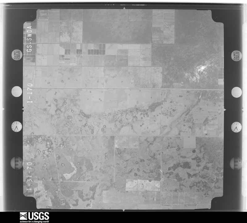 U.S. Geological Survey aerial photograph, 1970-01-31, scale 1:59600