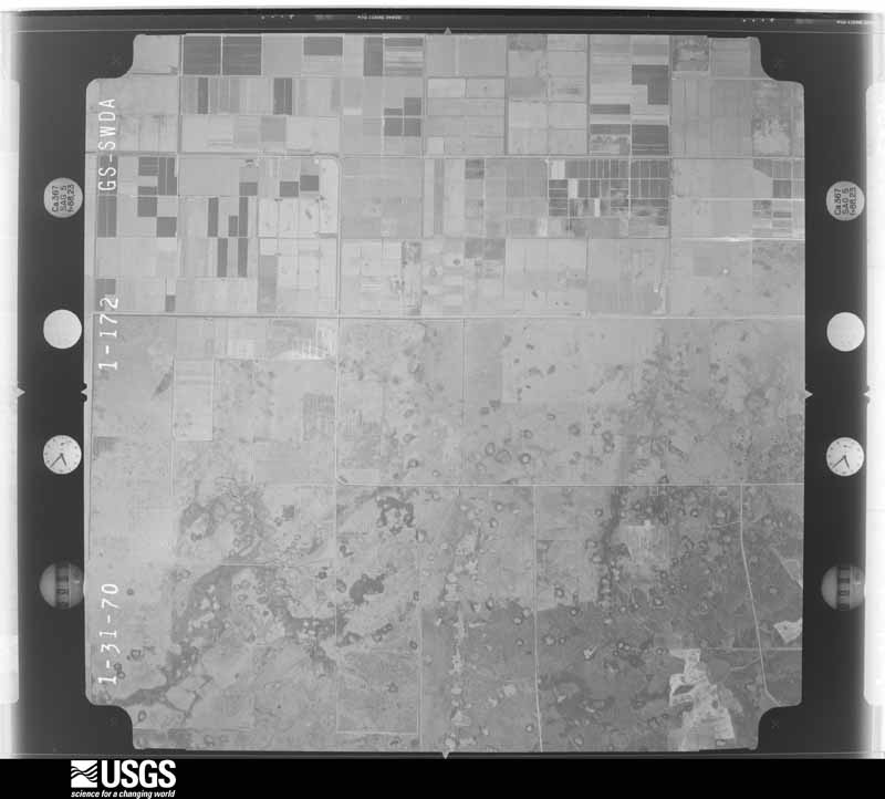 U.S. Geological Survey aerial photograph, 1970-01-31, scale 1:59600