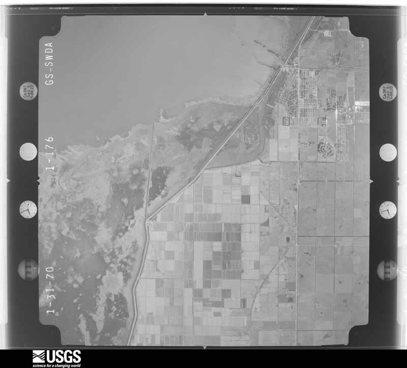 U.S. Geological Survey aerial photograph, 1970-01-31, scale 1:59600
