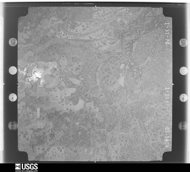 U.S. Geological Survey aerial photograph, 1970-01-31, scale 1:59600