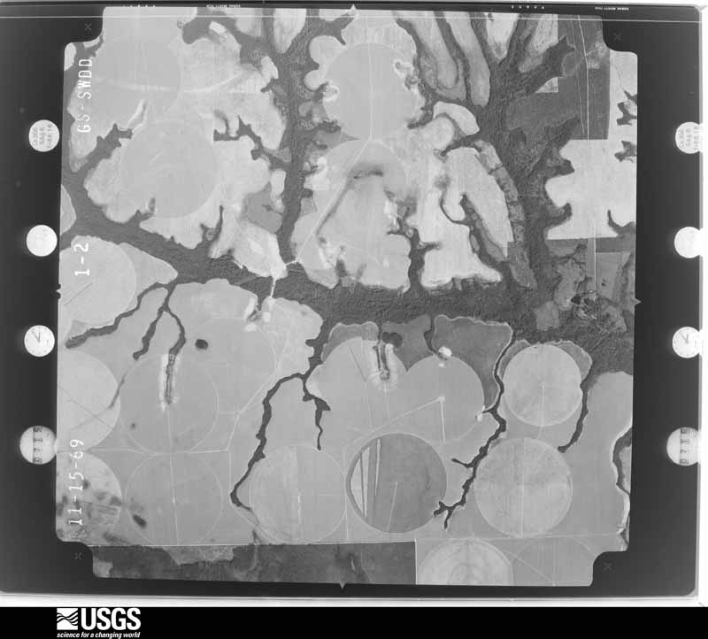 U.S. Geological Survey aerial photograph, 1969-11-15, scale 1:20500