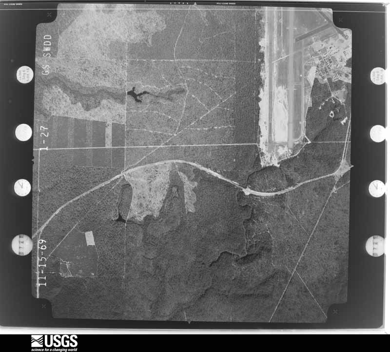 U.S. Geological Survey aerial photograph, 1969-11-15, scale 1:20500