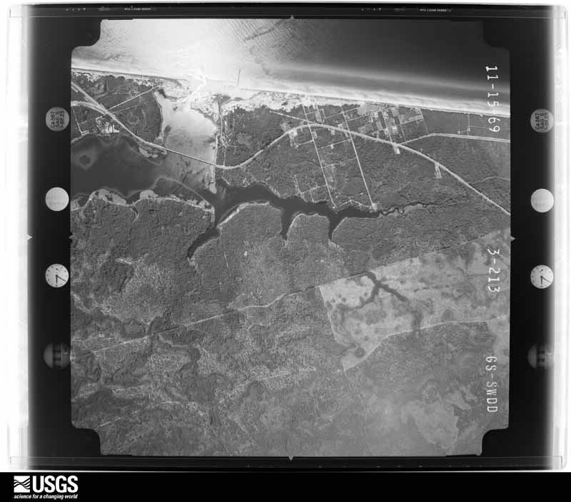U.S. Geological Survey aerial photograph, 1969-11-15, scale 1:20500