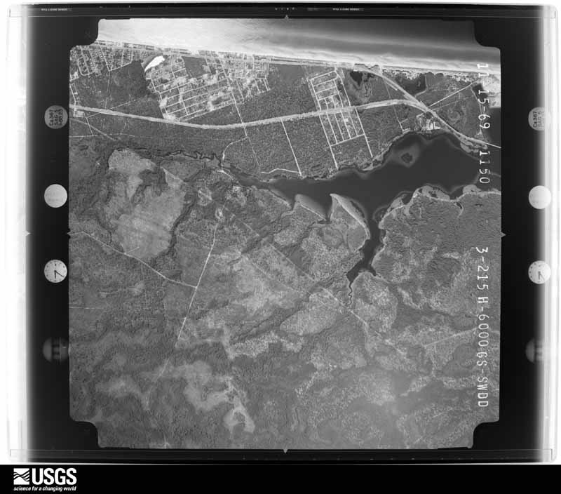 U.S. Geological Survey aerial photograph, 1969-11-15, scale 1:20500