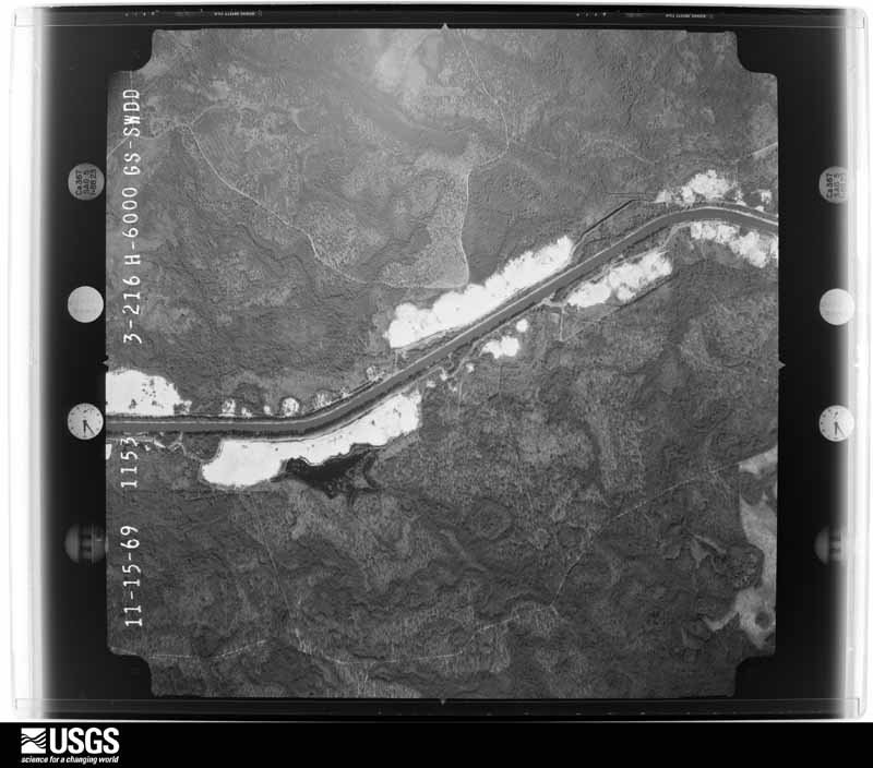 U.S. Geological Survey aerial photograph, 1969-11-15, scale 1:20500
