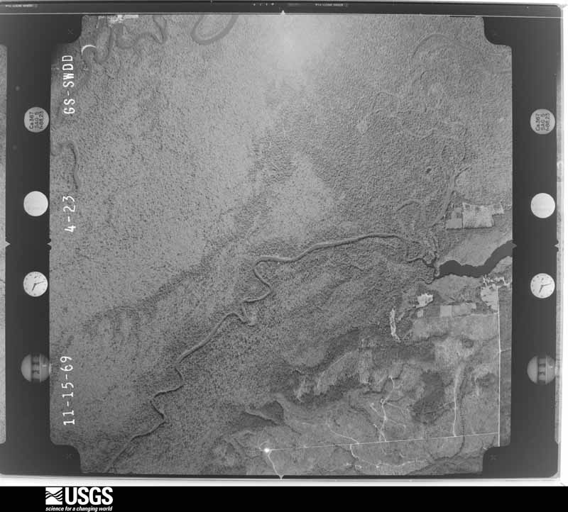 U.S. Geological Survey aerial photograph, 1969-11-15, scale 1:20500