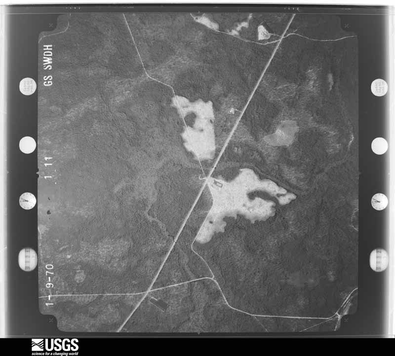 U.S. Geological Survey aerial photograph, 1970-01-09, scale 1:20500