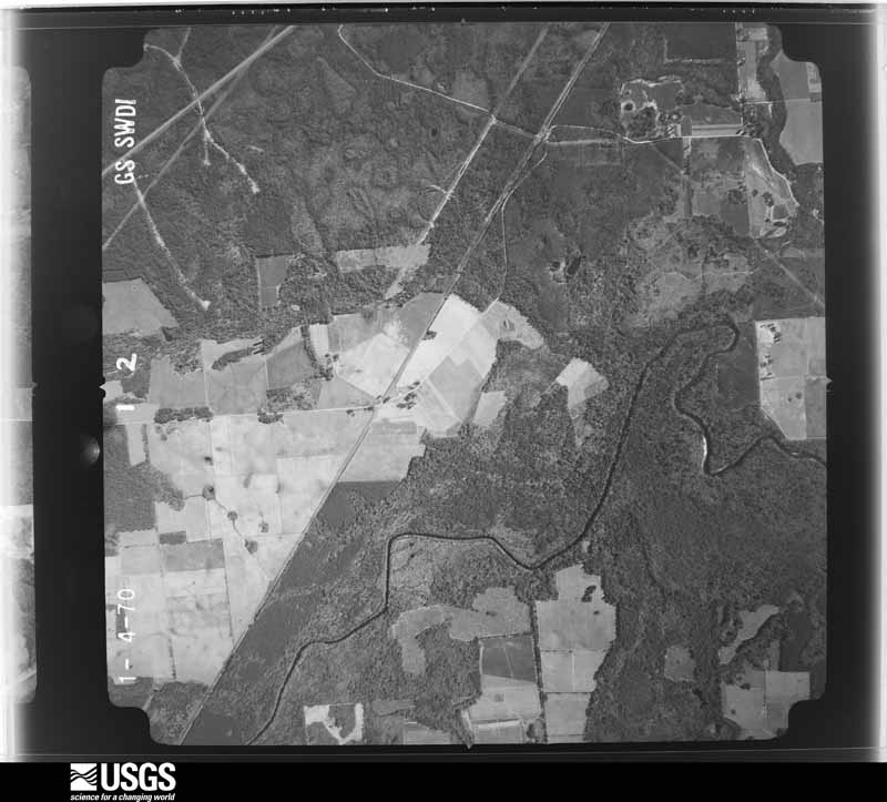 U.S. Geological Survey aerial photograph, 1970-01-04, scale 1:20500
