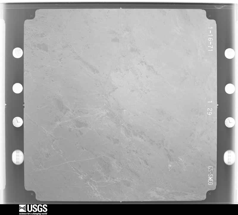 U.S. Geological Survey aerial photograph, 1971-01-16, scale 1:82200