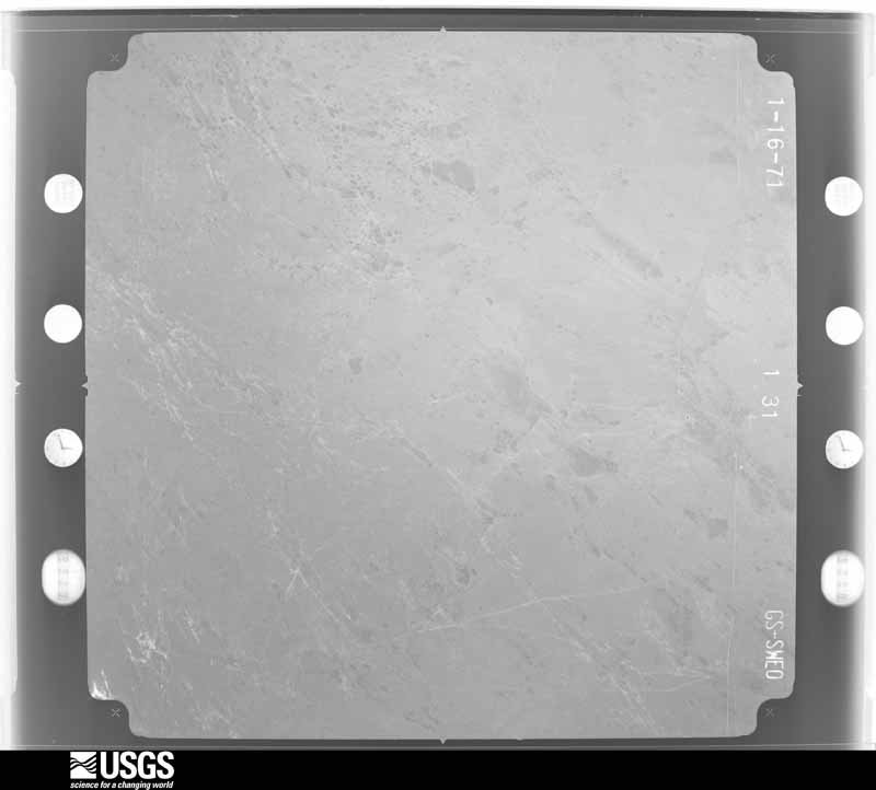 U.S. Geological Survey aerial photograph, 1971-01-16, scale 1:82200