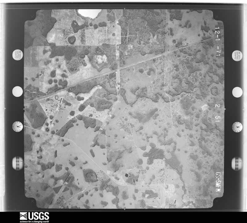 U.S. Geological Survey aerial photograph, 1971-12-01, scale 1:20500