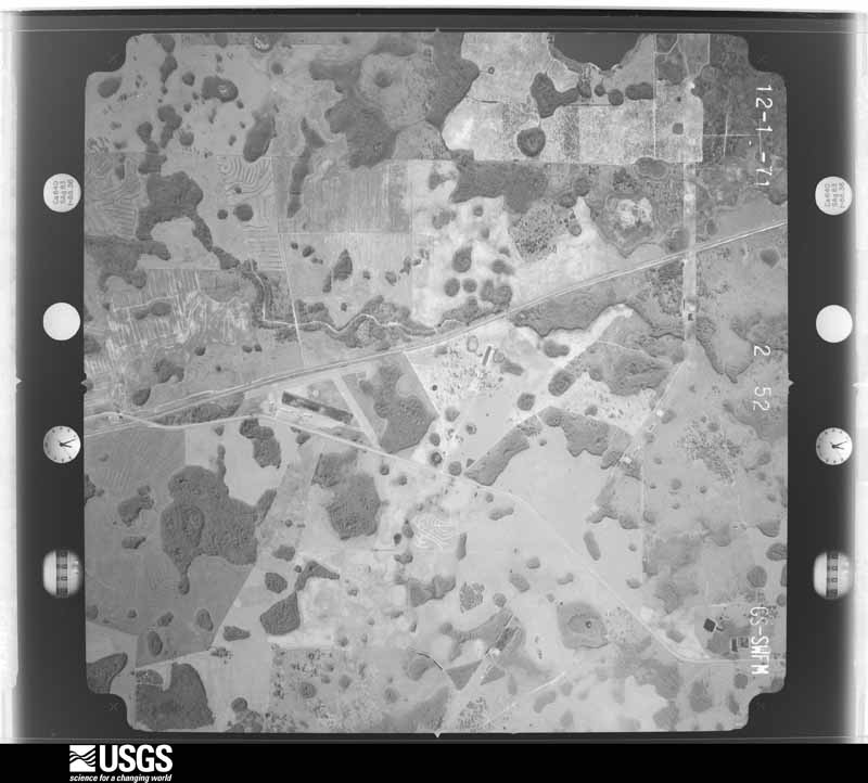 U.S. Geological Survey aerial photograph, 1971-12-01, scale 1:20500