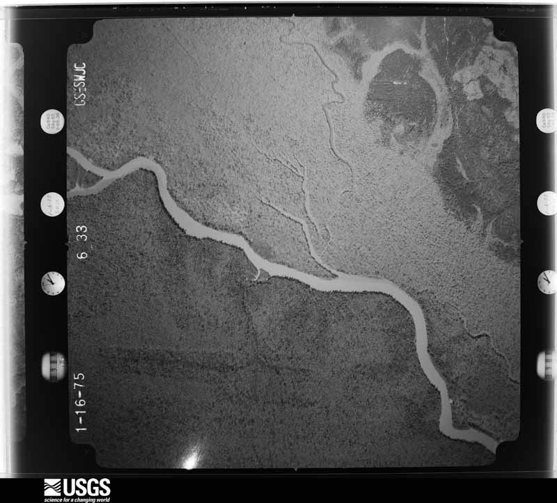 U.S. Geological Survey aerial photograph, 1975-02-01, scale 1:20500