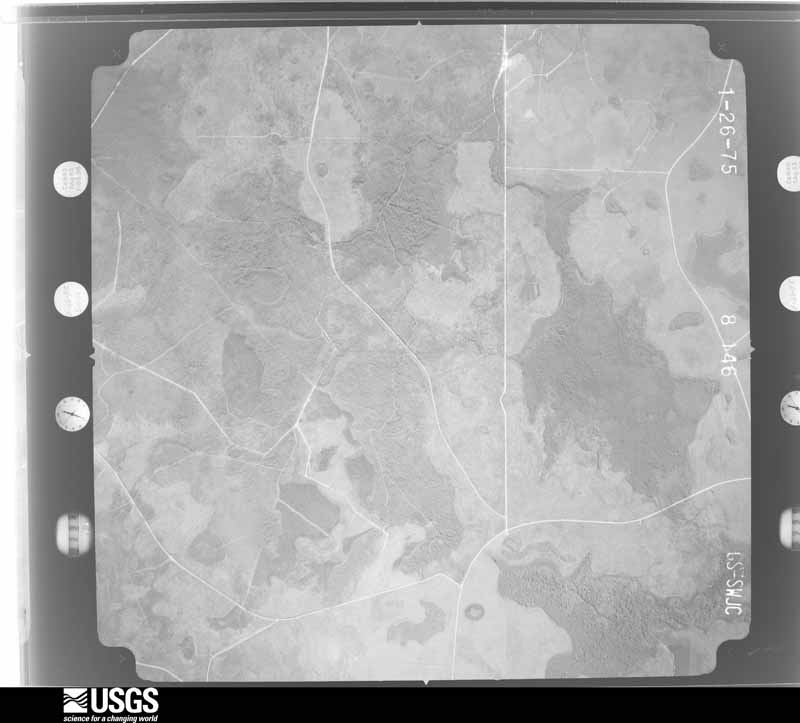 U.S. Geological Survey aerial photograph, 1975-02-01, scale 1:20500