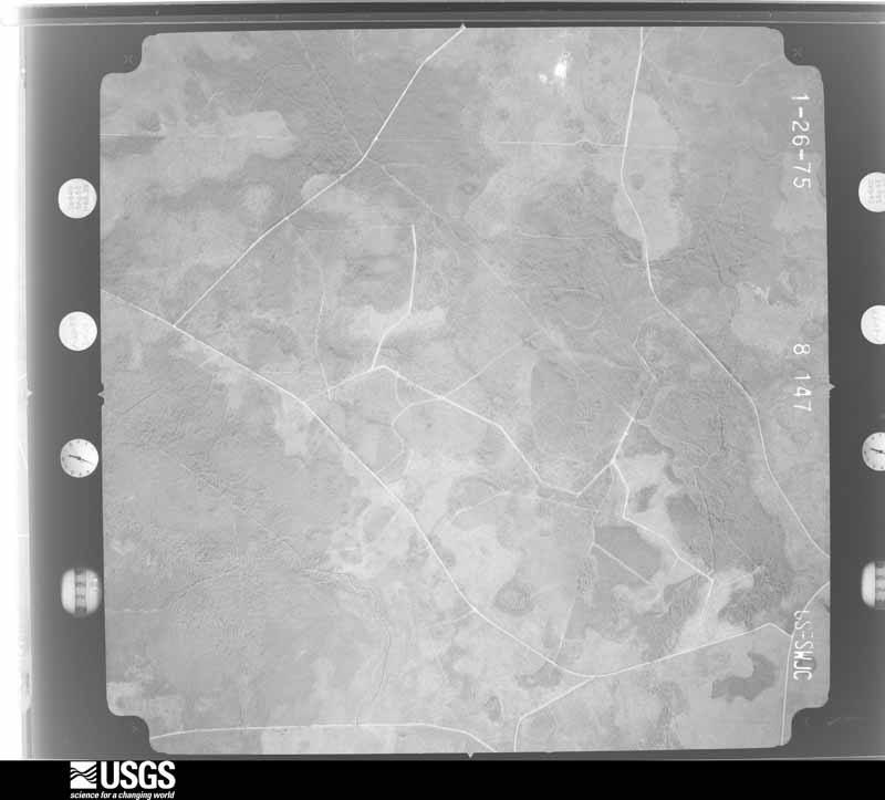 U.S. Geological Survey aerial photograph, 1975-02-01, scale 1:20500