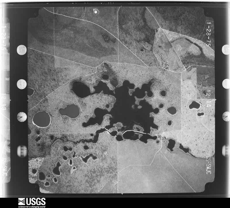 U.S. Geological Survey aerial photograph, 1975-02-01, scale 1:20500