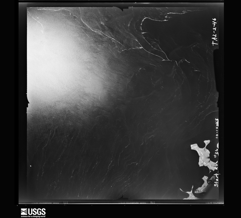 U.S. Geological Survey aerial photograph, 1948-10-18, scale 1:60000