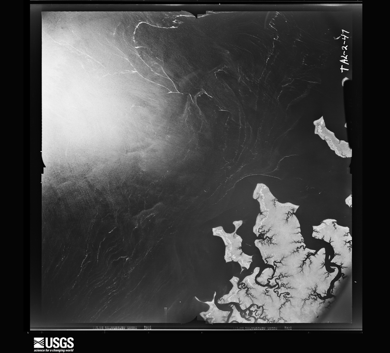 U.S. Geological Survey aerial photograph, 1948-10-18, scale 1:60000