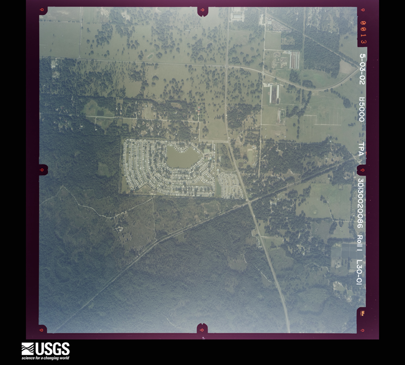 U.S. Geological Survey aerial photograph, 2002-05-03, scale 1:15000