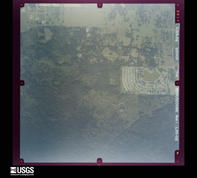U.S. Geological Survey aerial photograph, 2002-05-03, scale 1:15000