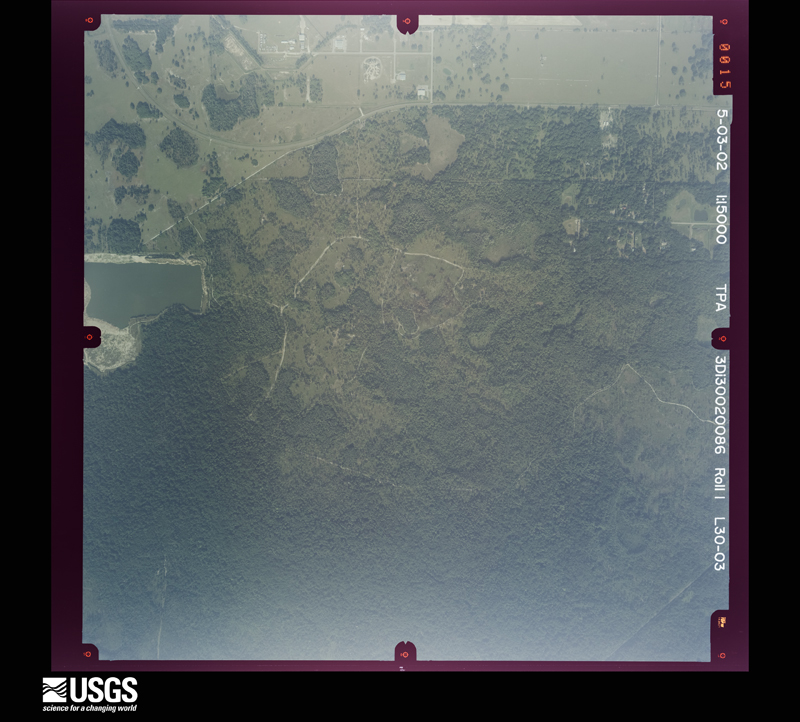 U.S. Geological Survey aerial photograph, 2002-05-03, scale 1:15000