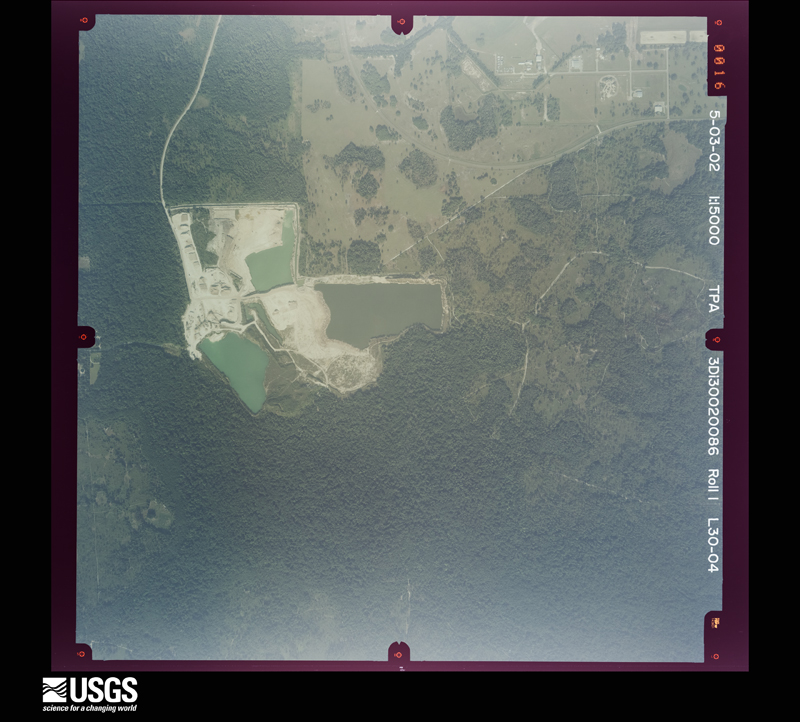 U.S. Geological Survey aerial photograph, 2002-05-03, scale 1:15000