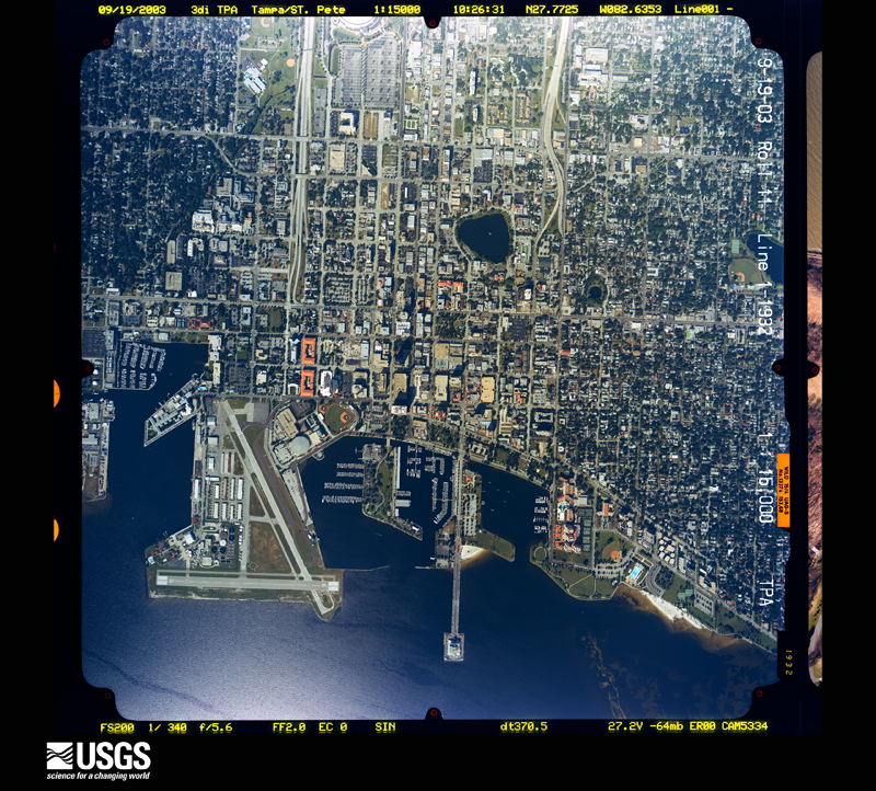 U.S. Geological Survey aerial photograph, 2003-09-19, scale 1:15000