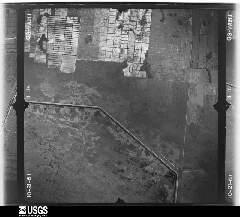U.S. Geological Survey aerial photograph, 1961-10-21, scale 1:24000