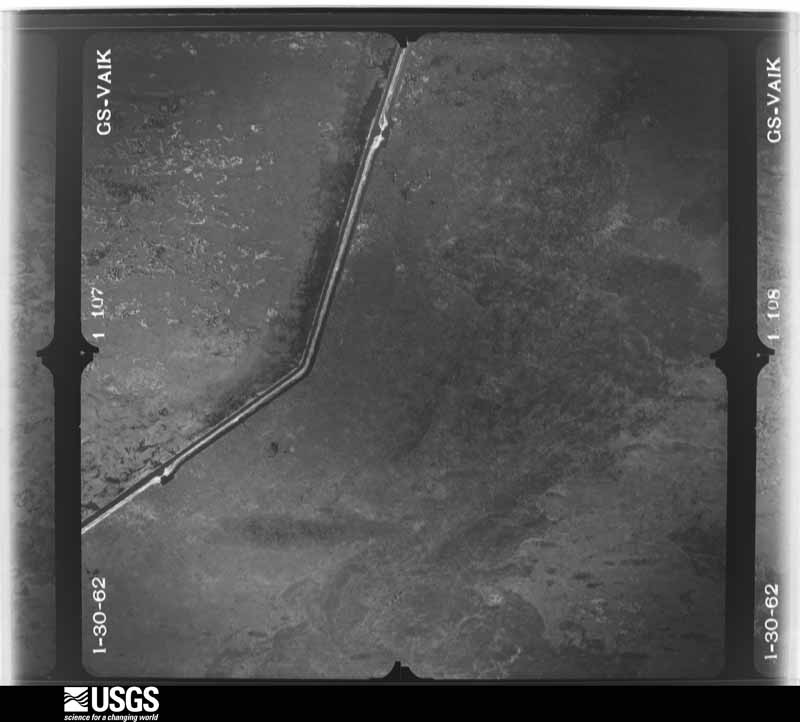 U.S. Geological Survey aerial photograph, 1962-01-30, scale 1:24000