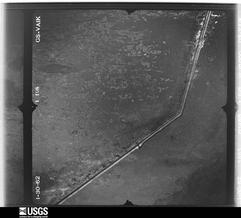 U.S. Geological Survey aerial photograph, 1962-01-30, scale 1:24000