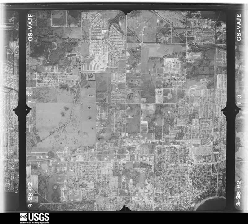 U.S. Geological Survey aerial photograph, 1962-03-28, scale 1:24000