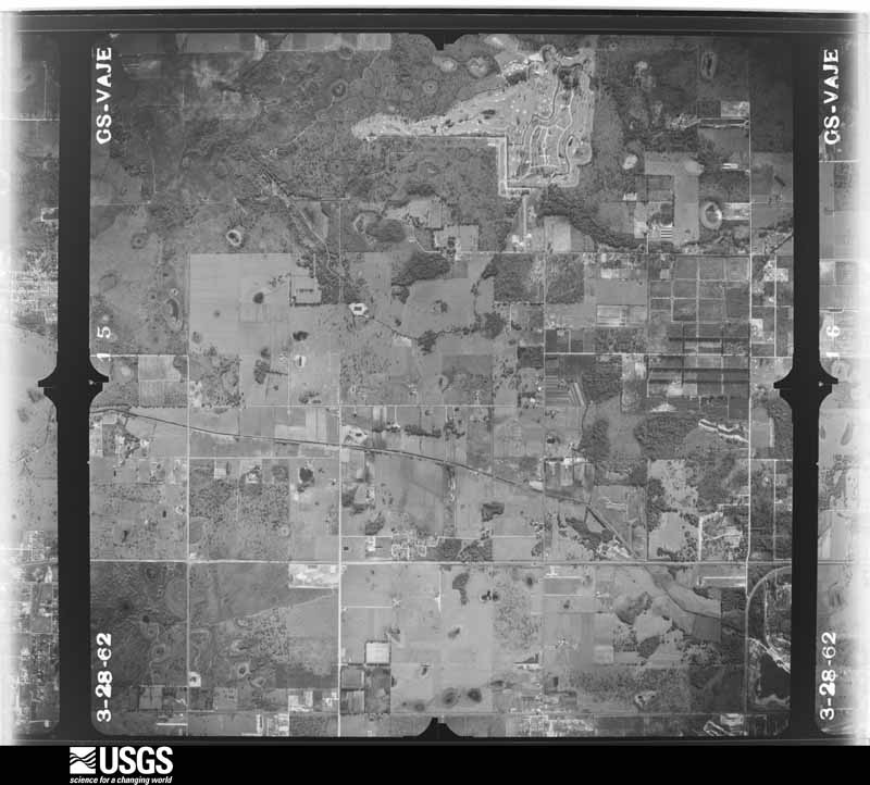 U.S. Geological Survey aerial photograph, 1962-03-28, scale 1:24000