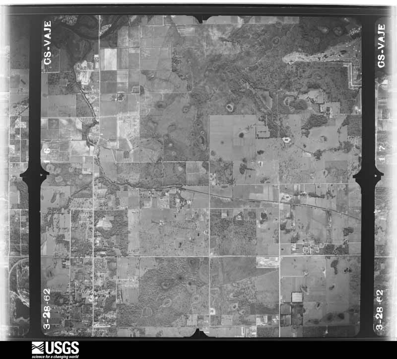 U.S. Geological Survey aerial photograph, 1962-03-28, scale 1:24000