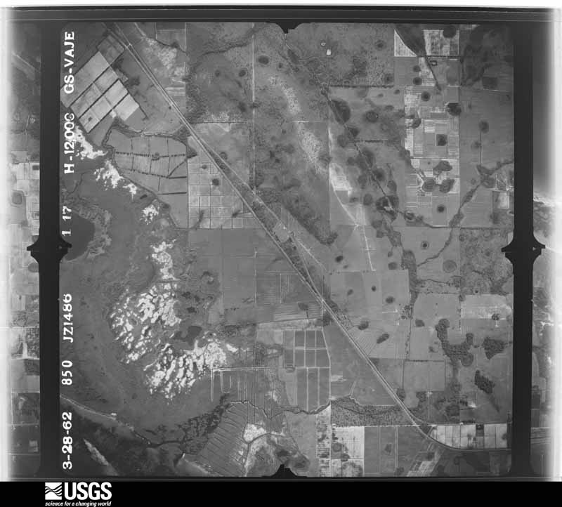 U.S. Geological Survey aerial photograph, 1962-03-28, scale 1:24000