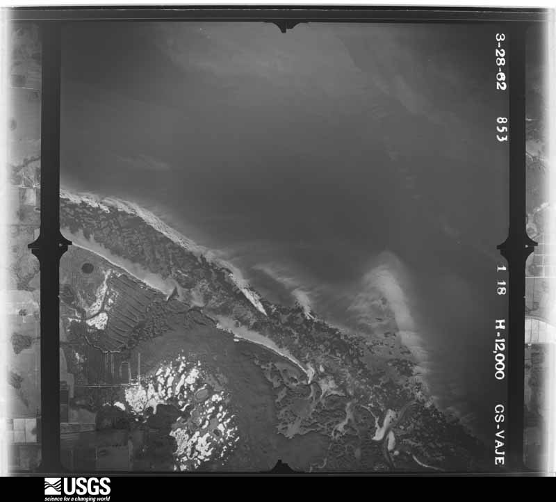 U.S. Geological Survey aerial photograph, 1962-03-28, scale 1:24000