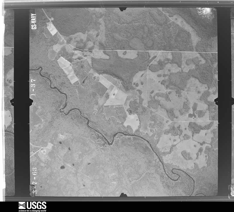 U.S. Geological Survey aerial photograph, 1963-03-07, scale 1:24000